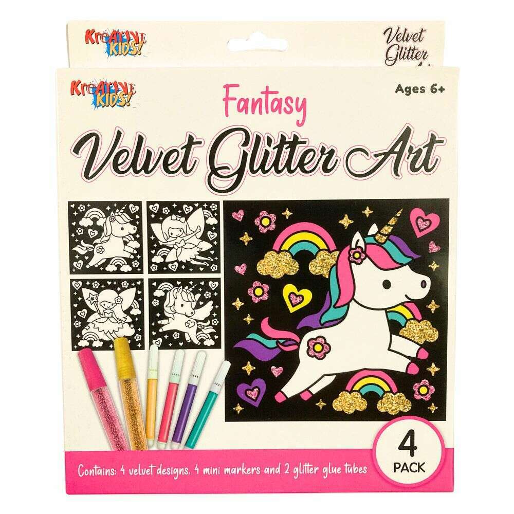 Toys N Tuck:Creative Kids Velvet Glitter Art,Creative Kids