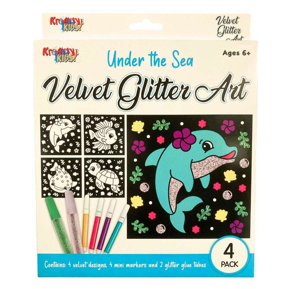 Toys N Tuck:Creative Kids Velvet Glitter Art,Creative Kids