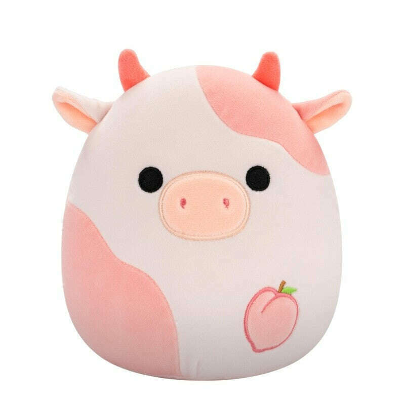 Toys N Tuck:Squishmallows 7.5 Inch Plush - Lilaz The Peach Cow,Squishmallows