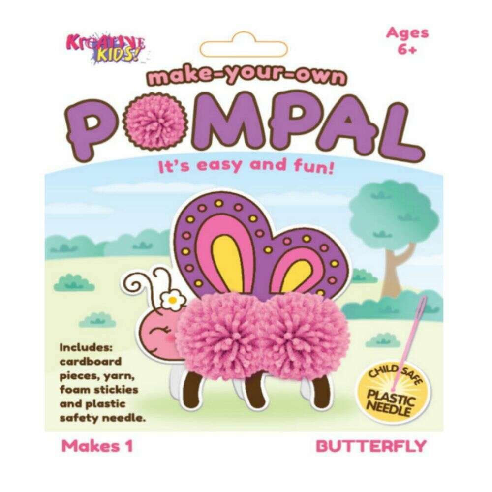 Toys N Tuck:Creative Kids Make-Your-Own PomPal,Creative Kids