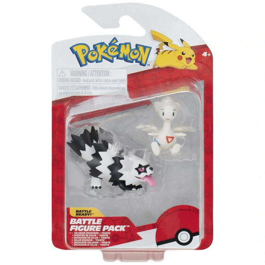 Toys N Tuck:Pokemon Battle Figure Pack - Galarian Zigzagoon Togetic,Pokemon