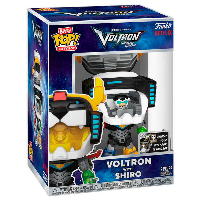 Toys N Tuck:Bitty Pop! Bitty Bot Voltron With Shiro,Voltron