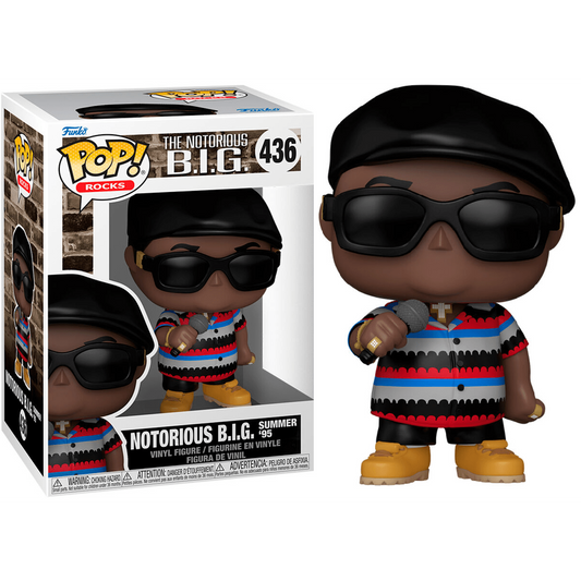 Toys N Tuck:Pop! Vinyl - The Notorious B.I.G. - Notorious B.I.G. Summer 95 436,The Notorious B.I.G.