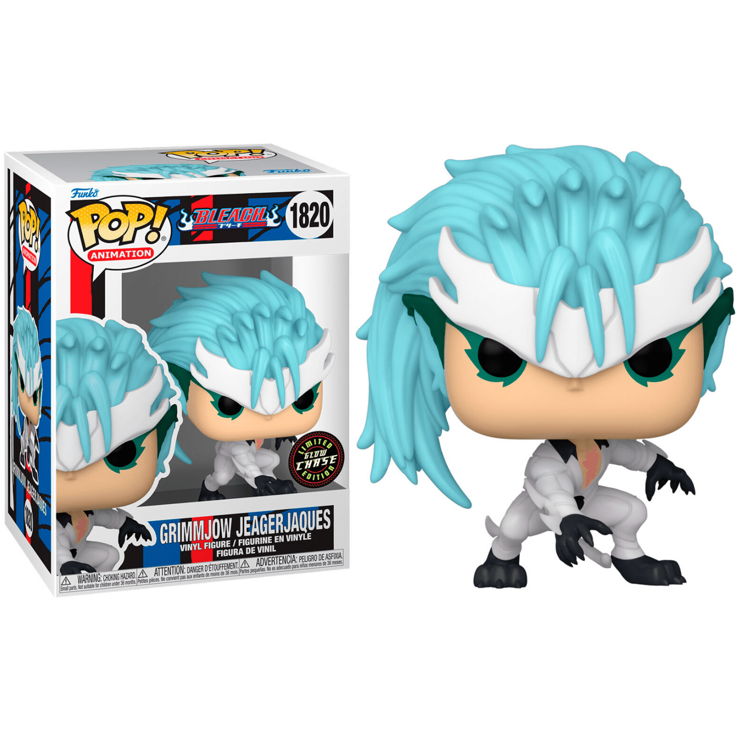 Toys N Tuck:Pop Vinyl - Bleach - Grimmjow Jeagerjaques 1820 Chase,Bleach