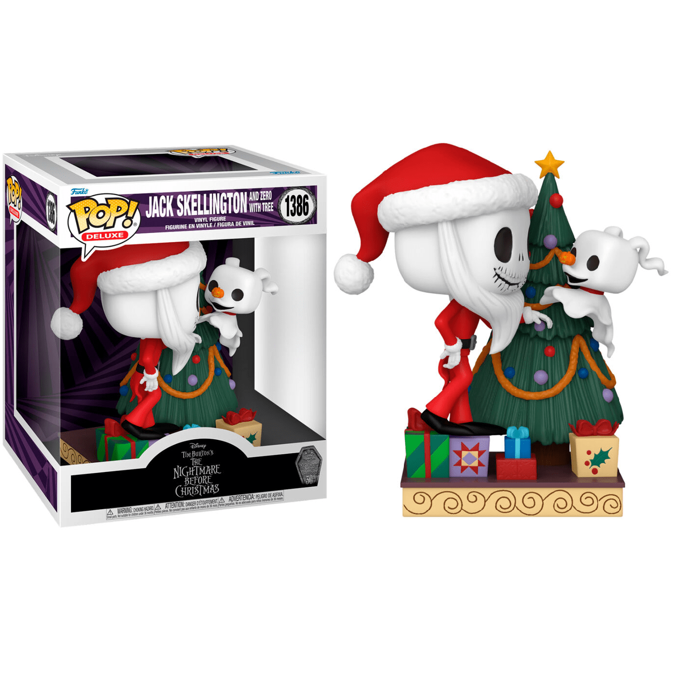 Toys N Tuck:Pop Vinyl - Disney - Jack Skellington And Zero With Tree 1386,Disney