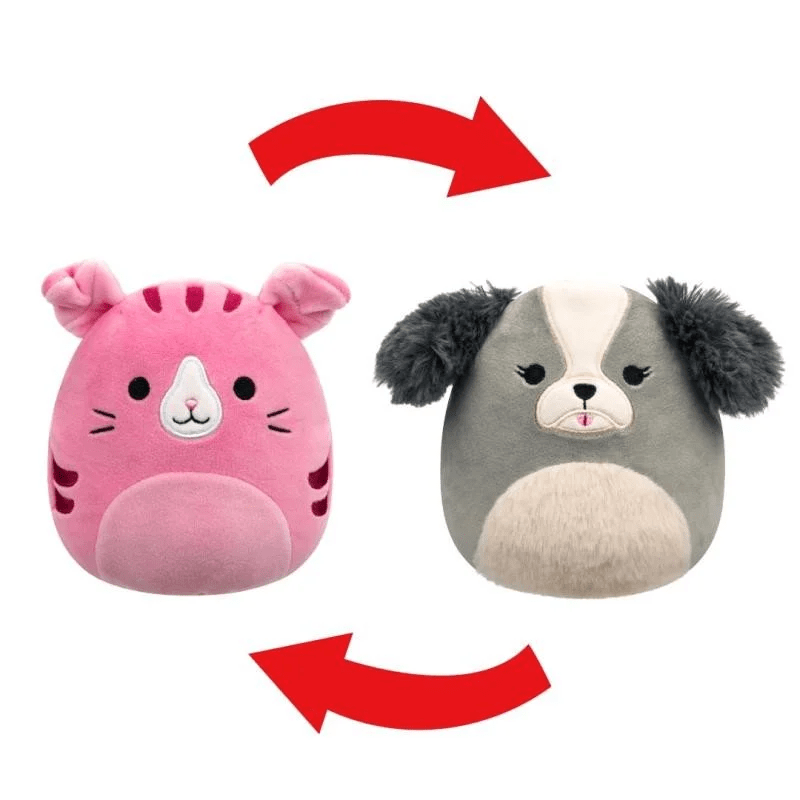 Toys N Tuck:Squishmallows Flip A Mallows 5 Inch Plush - Geraldine And Malu,Squishmallows