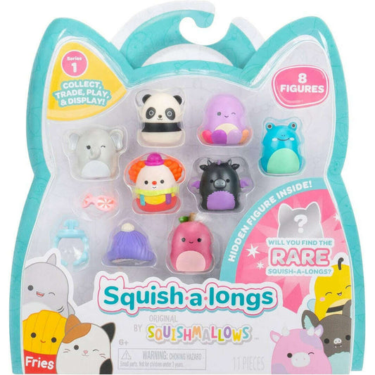 Toys N Tuck:Squishmallows Squish-A-Longs 8 Figure Pack (Series 1),Squishmallows Squish-A-Longs