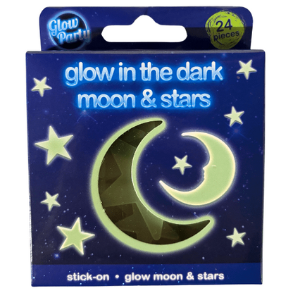 Toys N Tuck:Glow Party Glow In The Dark Moon & Stars,Kandy Toys