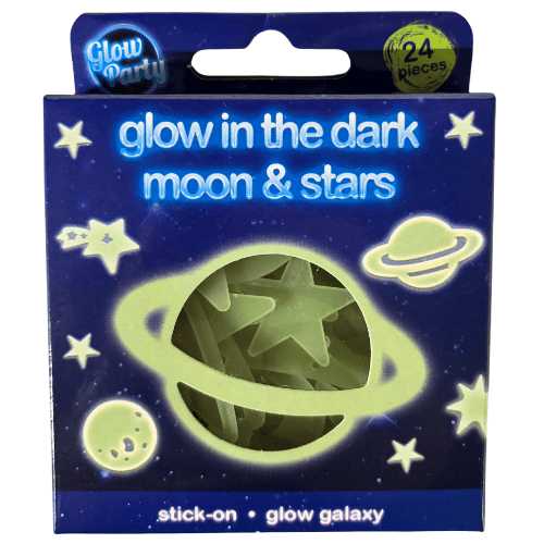 Toys N Tuck:Glow Party Glow In The Dark Moon & Stars,Kandy Toys