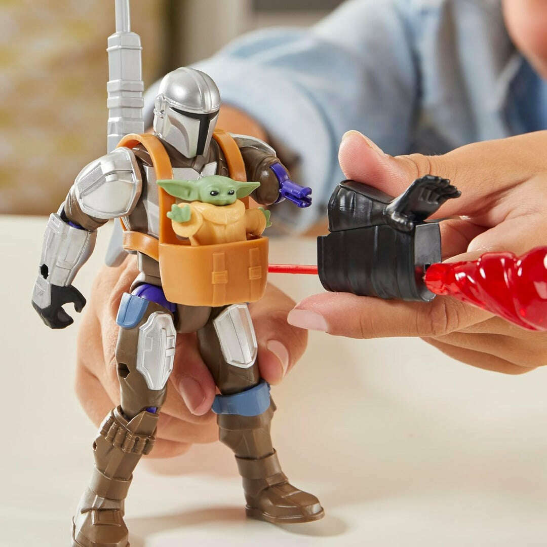 Toys N Tuck:Star Wars Mix Mashers The Mandalorian & Grogu Deluxe Action Figure,Star Wars