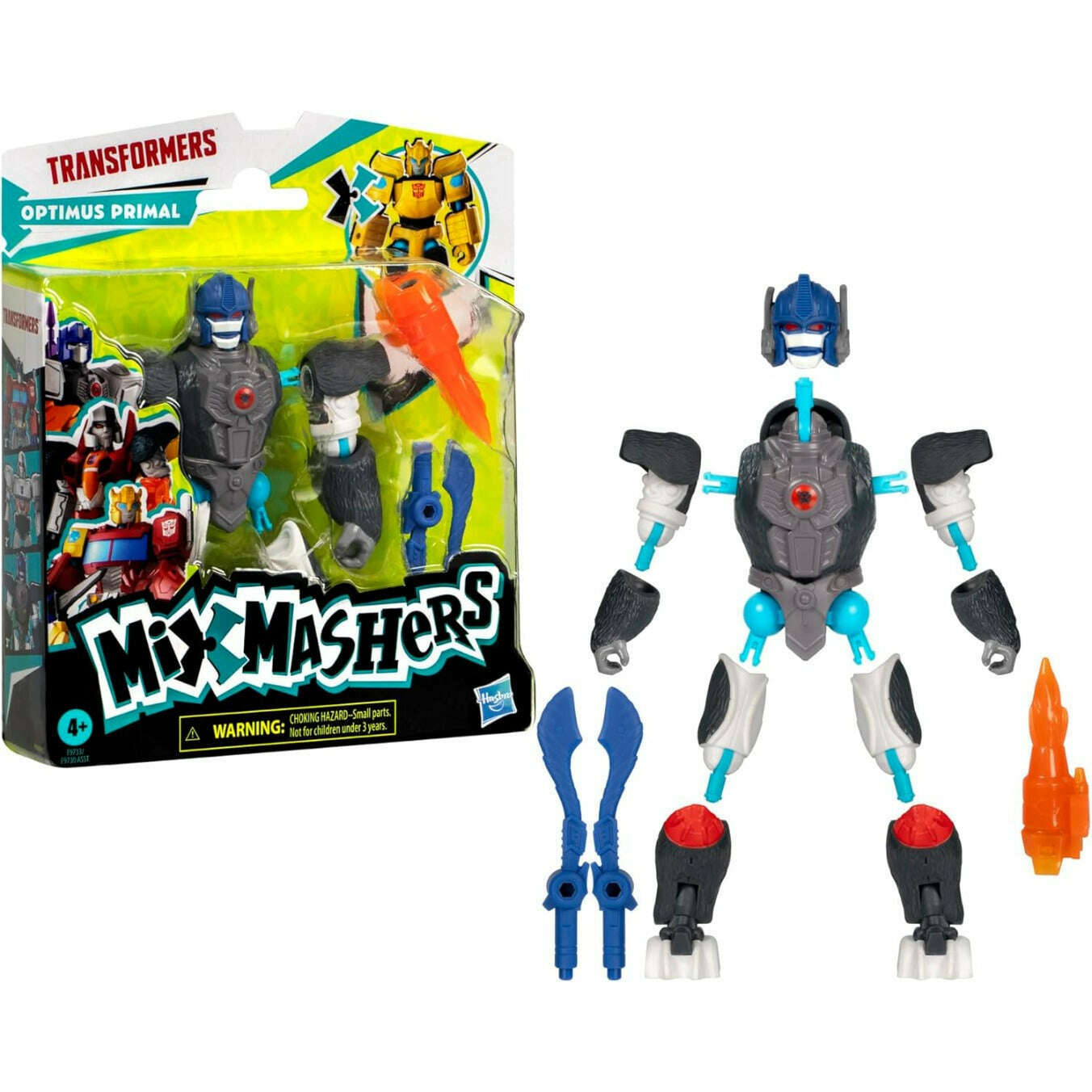 Toys N Tuck:Transformers Mix Mashers Optimus Primal Action Figure,Transformers