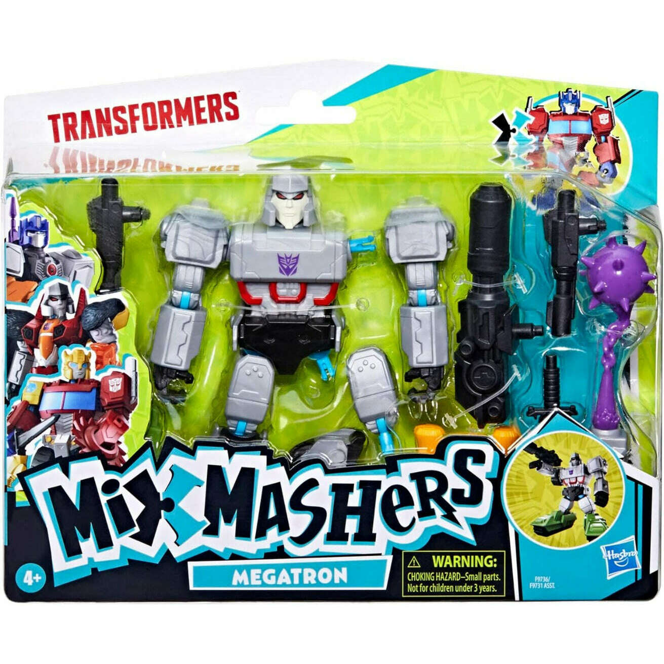 Toys N Tuck:Transformers Mix Mashers Megatron Deluxe Action Figure,Transformers