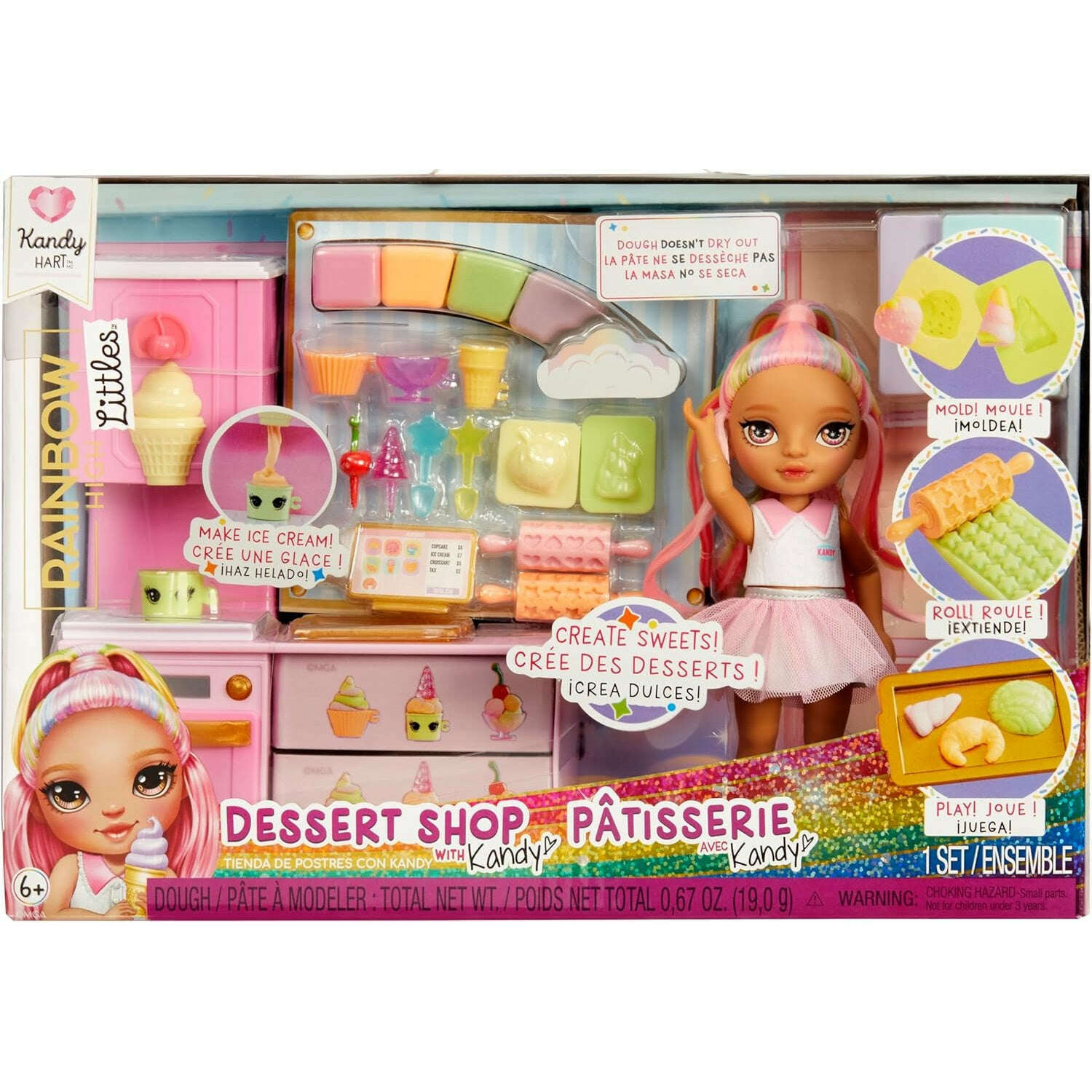 Toys N Tuck:Rainbow High Littles Dessert Shop with Kandy Hart,Rainbow High