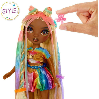 Toys N Tuck:Rainbow High Hair Chalk & Style Meline Luxe,Rainbow High