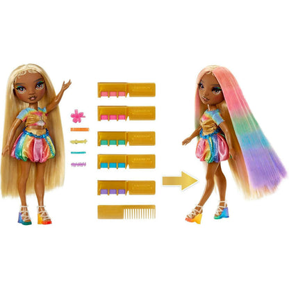 Toys N Tuck:Rainbow High Hair Chalk & Style Meline Luxe,Rainbow High