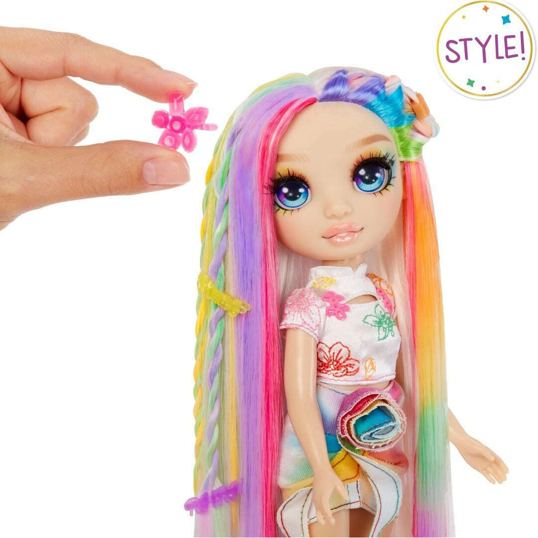 Toys N Tuck:Rainbow High Hair Chalk & Style Amaya Raine,Rainbow High