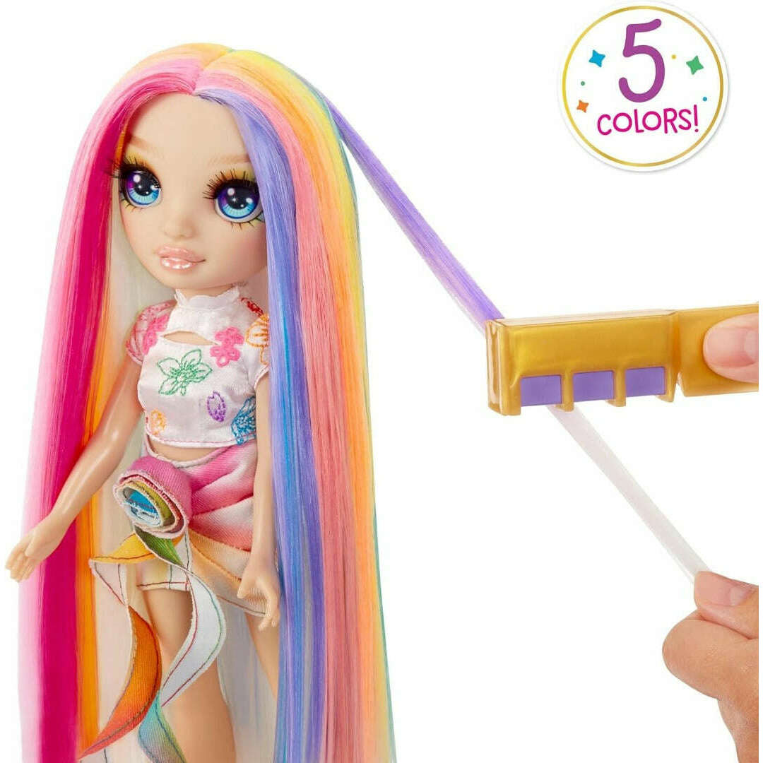 Toys N Tuck:Rainbow High Hair Chalk & Style Amaya Raine,Rainbow High