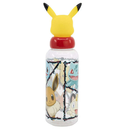 Toys N Tuck:Plastic Drinks Bottle - 3D Pokemon Figurine,Pokemon