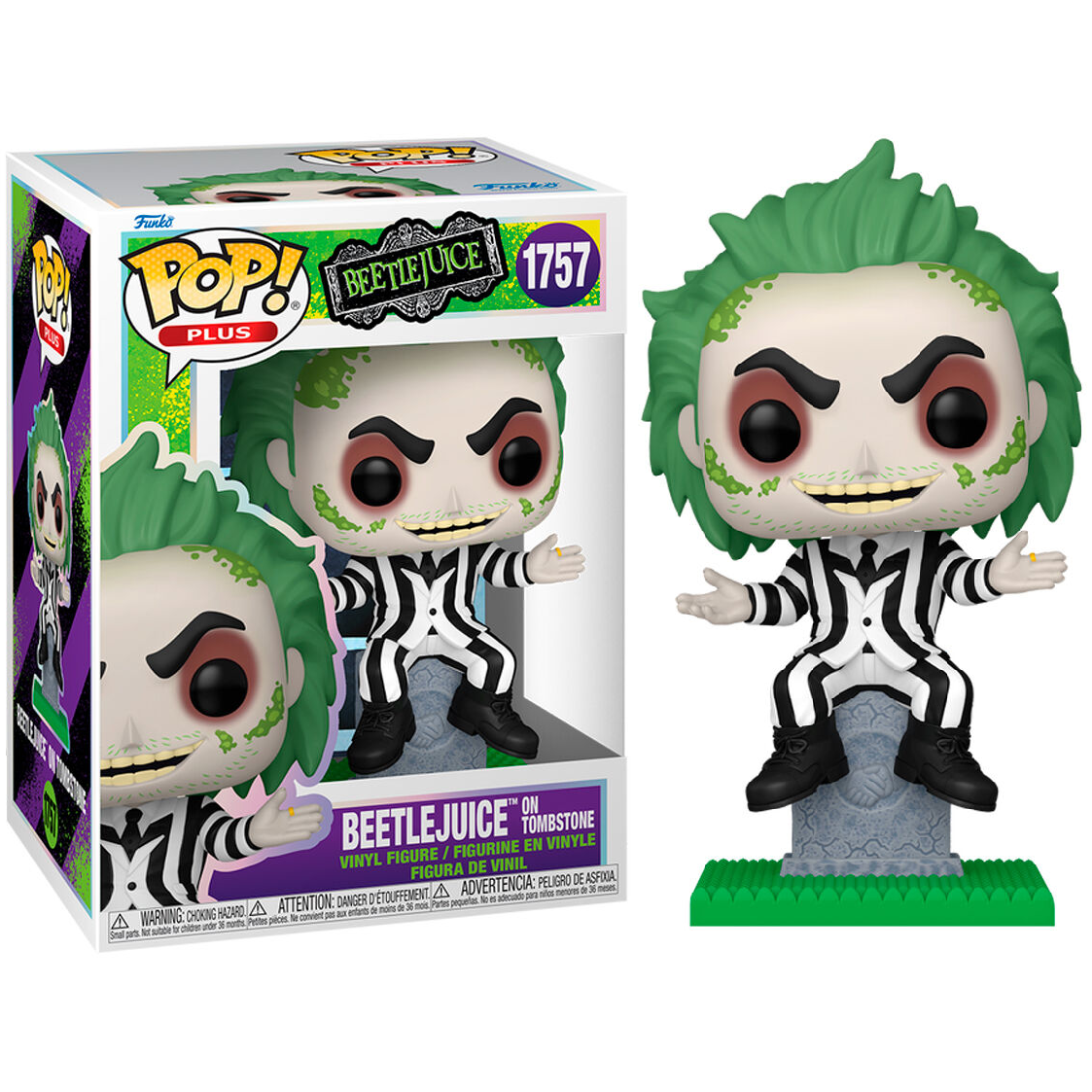 Toys N Tuck:Pop Vinyl - Beetlejuice - Beetlejuice On Tombstone 1757,Beetlejuice