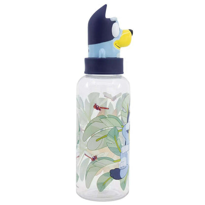 Toys N Tuck:Plastic Drinks Bottle - 3D Bluey Figurine,Bluey