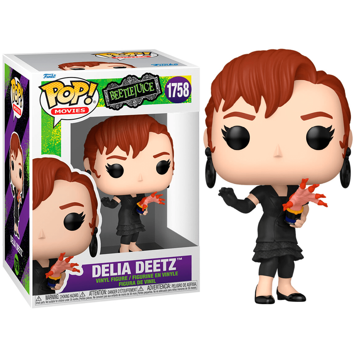 Toys N Tuck:Pop Vinyl - Beetlejuice - Delia Deetz 1758,Beetlejuice