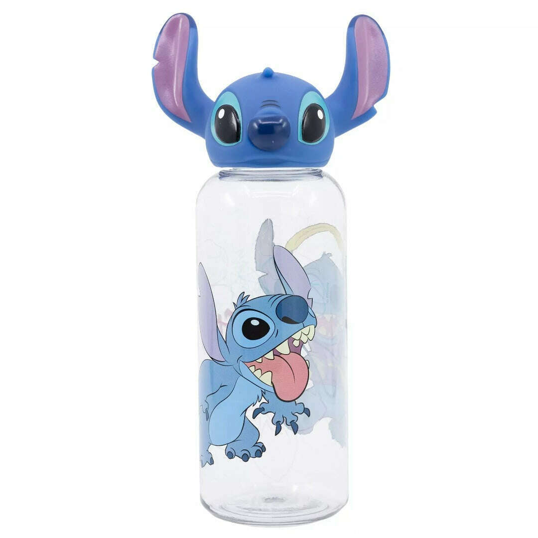 Toys N Tuck:Plastic Drinks Bottle - 3D Stitch Figurine,Bluey