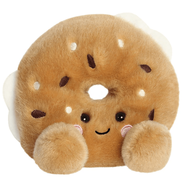 Toys N Tuck:Palm Pals Tony Everything Bagel,Palm Pals