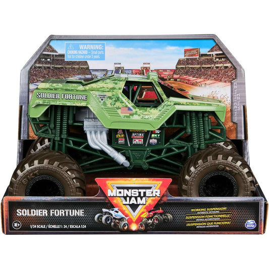 Toys N Tuck:Monster Jam 1:24 Series 23 Soldier Fortune,Monster Jam