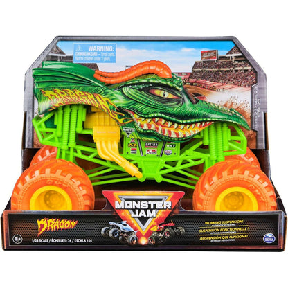 Toys N Tuck:Monster Jam 1:24 Series 23 Dragon,Monster Jam