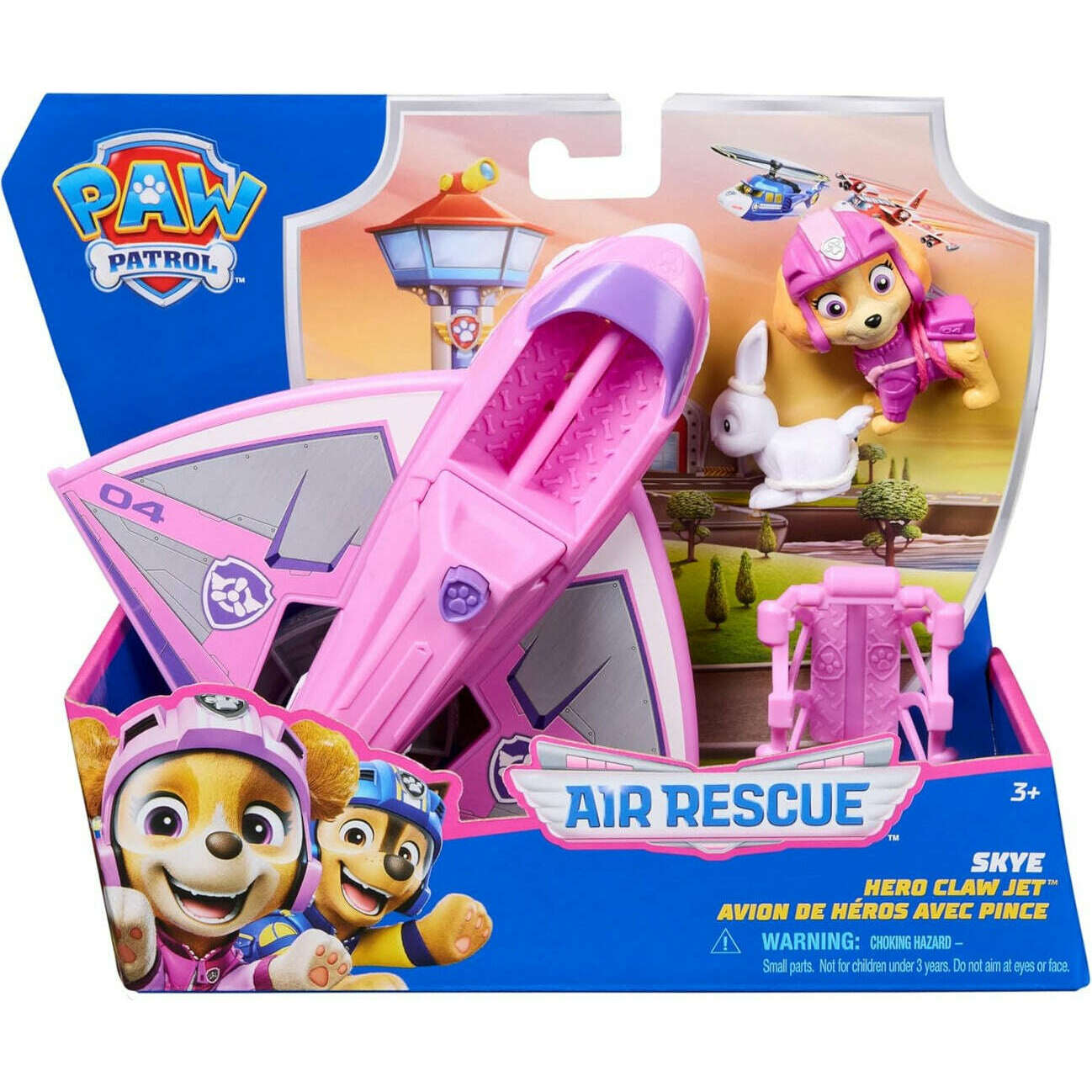 Toys N Tuck:Paw Patrol Air Rescue Skye With Hero Claw Jet,Paw Patrol