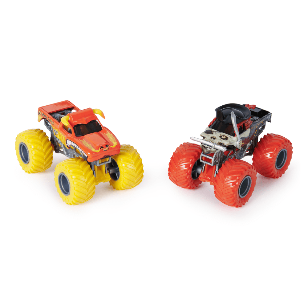 Toys N Tuck:Monster Jam 1:64 Series 30 El Toro Loco vs Pirate's Curse,Monster Jam