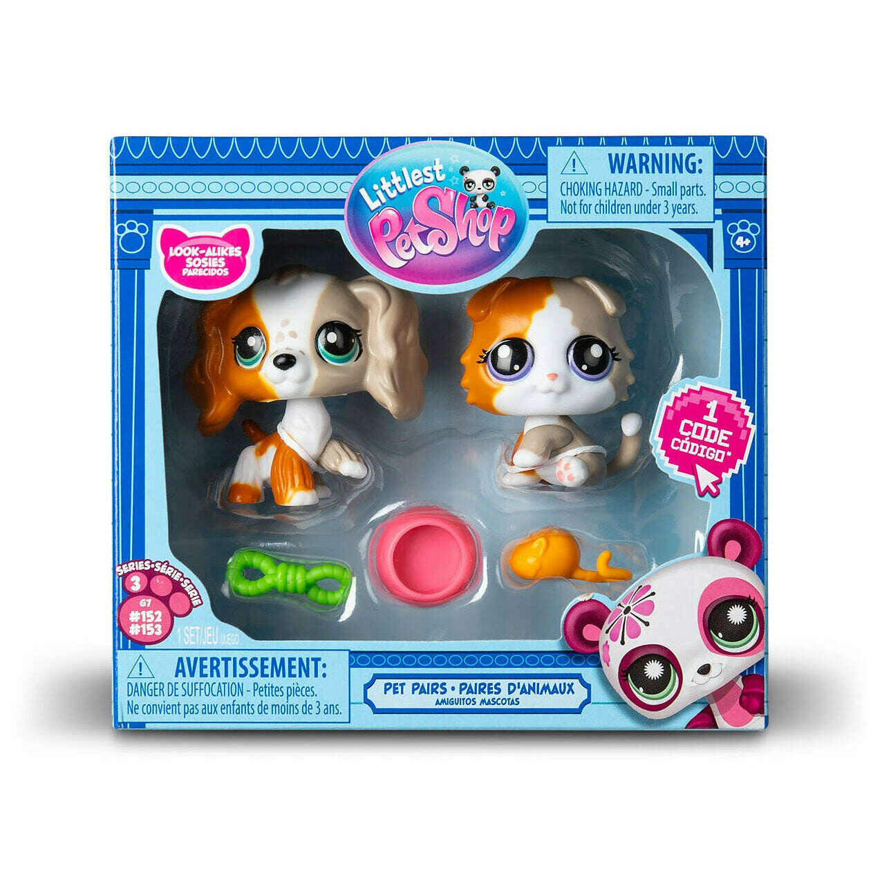 Toys N Tuck:Littlest Pet Shop Series 3 Look-A-Likes Pet Pair,Littlest Pet Shop