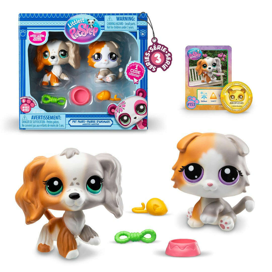 Toys N Tuck:Littlest Pet Shop Series 3 Look-A-Likes Pet Pair,Littlest Pet Shop