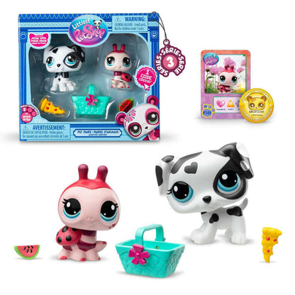 Toys N Tuck:Littlest Pet Shop Series 3 Picnic Spot Pet Pair,Littlest Pet Shop