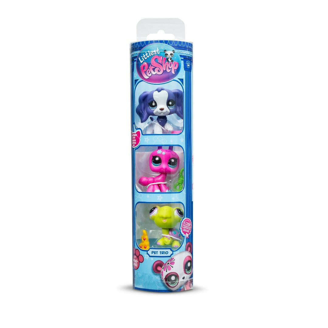 Toys N Tuck:Littlest Pet Shop Series 3 Backyard Pets Trio Tube,Littlest Pet Shop