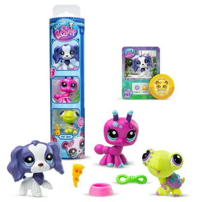 Toys N Tuck:Littlest Pet Shop Series 3 Backyard Pets Trio Tube,Littlest Pet Shop