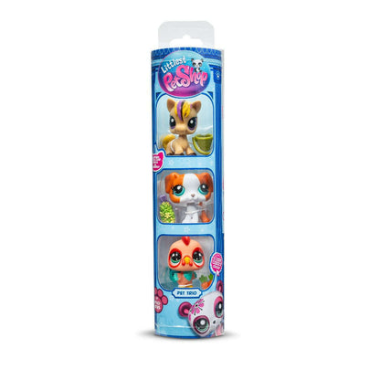 Toys N Tuck:Littlest Pet Shop Series 3 Barnyard Pets Trio Tube,Littlest Pet Shop