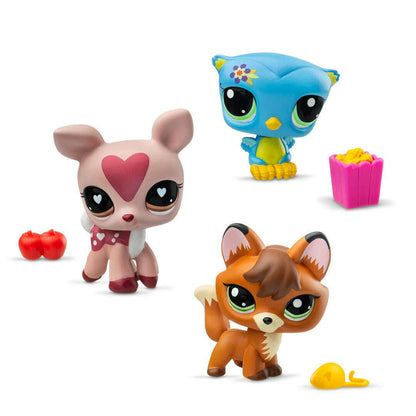 Toys N Tuck:Littlest Pet Shop Series 3 Forest Pets Trio Tube,Littlest Pet Shop