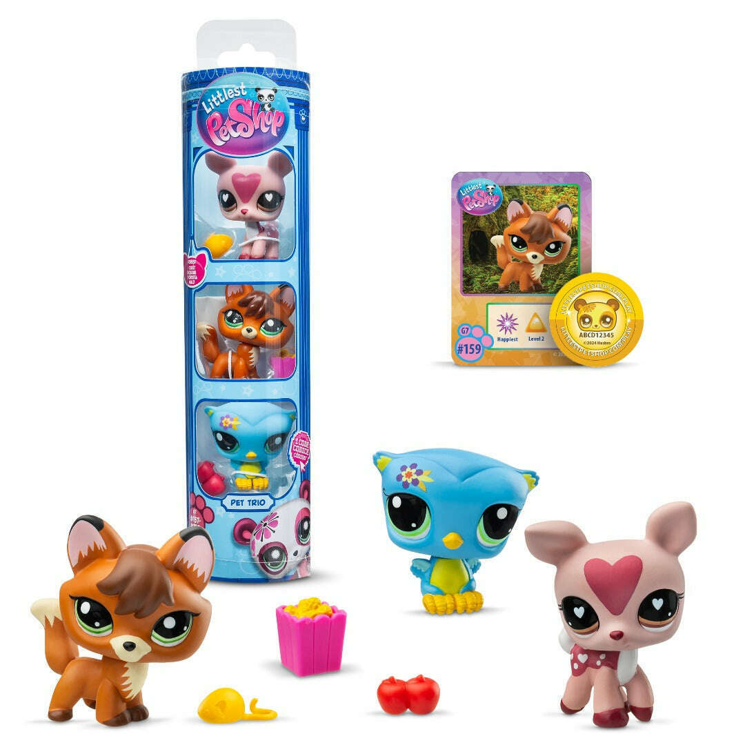 Toys N Tuck:Littlest Pet Shop Series 3 Forest Pets Trio Tube,Littlest Pet Shop