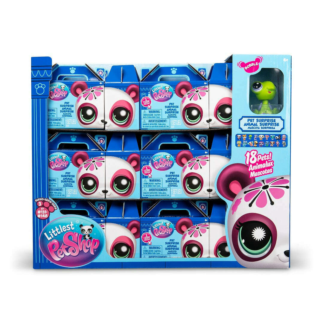 Toys N Tuck:Littlest Pet Shop Series 3 Single Pet Surprise Complete Box Of 18,Littlest Pet Shop