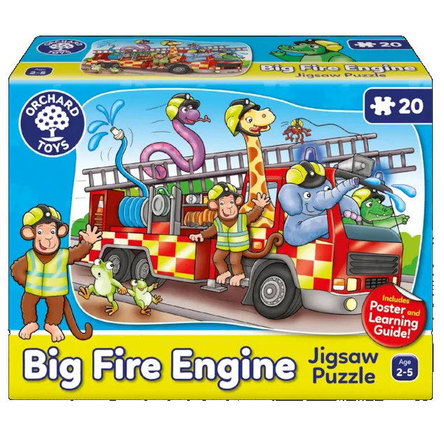 Toys N Tuck:Orchard Toys Big Fire Engine Jigsaw Puzzle,Orchard Toys