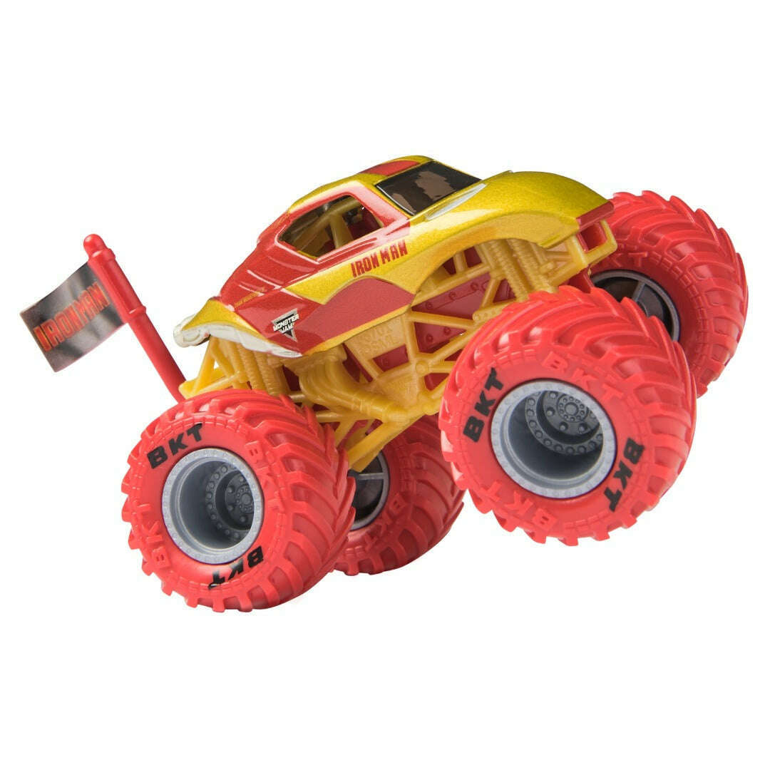 Toys N Tuck:Monster Jam 1:64 Marvel Series 2 Iron Man,Monster Jam