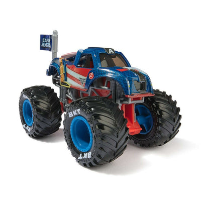 Toys N Tuck:Monster Jam 1:64 Marvel Series 2 Captain America,Monster Jam