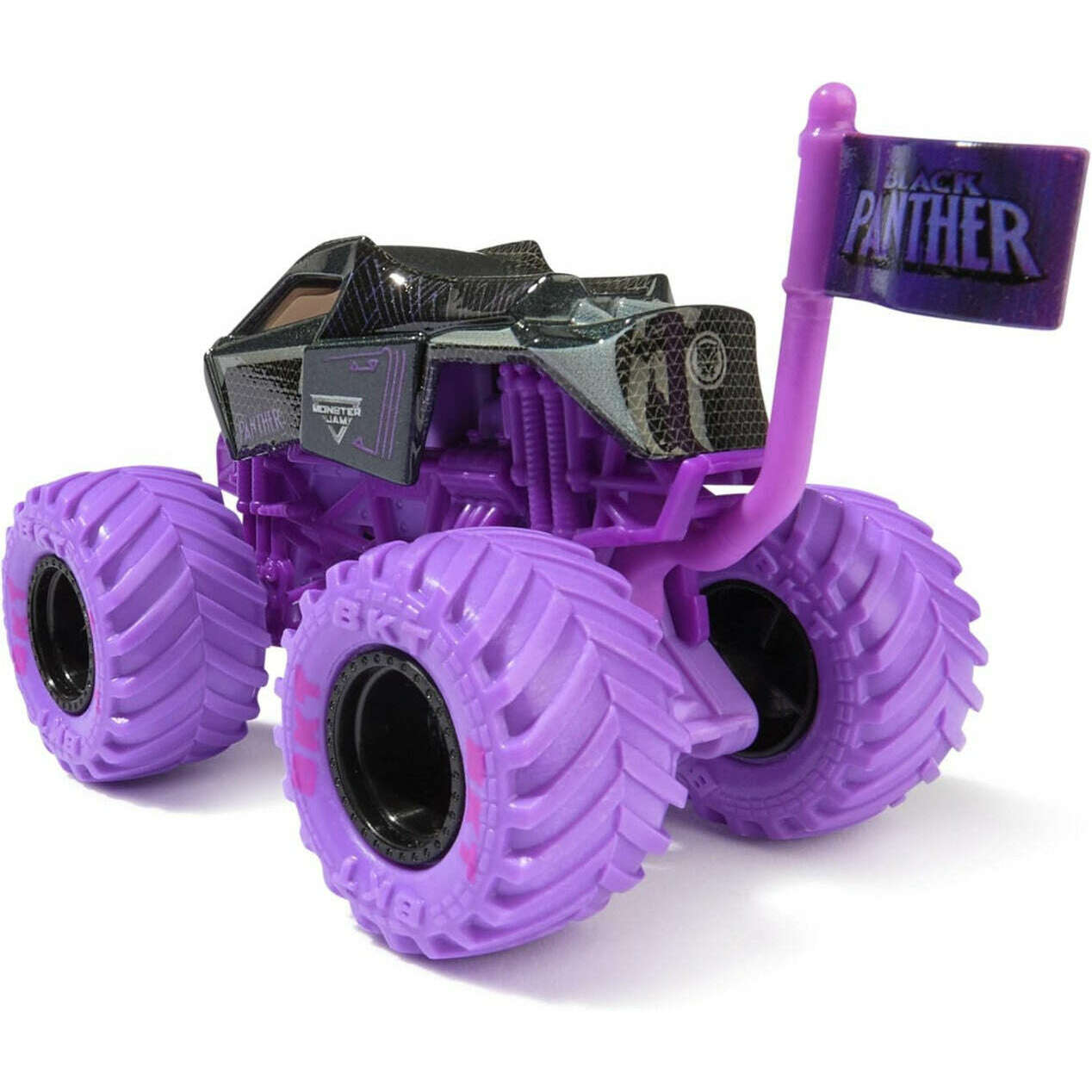 Toys N Tuck:Monster Jam 1:64 Marvel Series 2 Black Panther,Monster Jam