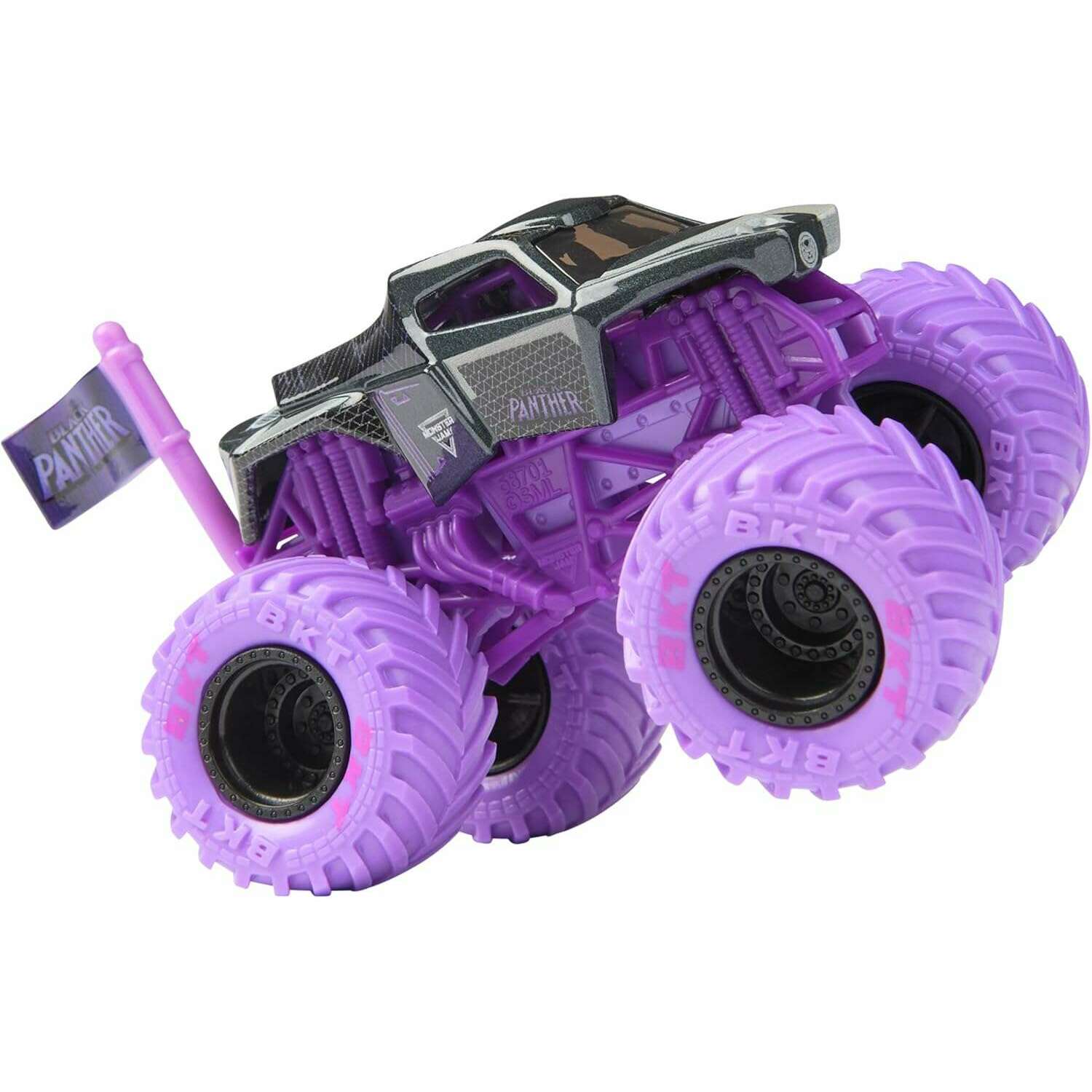 Toys N Tuck:Monster Jam 1:64 Marvel Series 2 Black Panther,Monster Jam