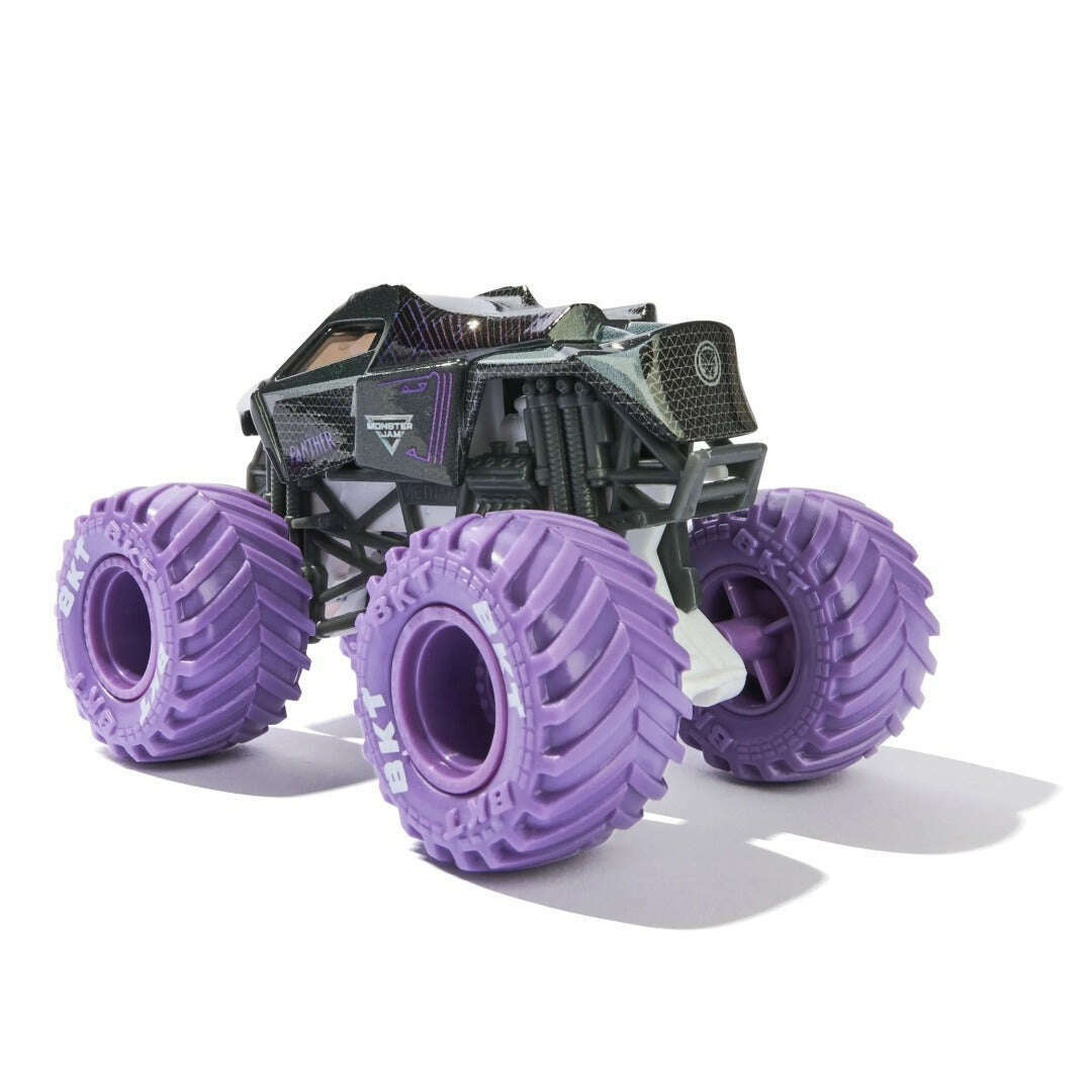 Toys N Tuck:Monster Jam 1:64 2 Pack Marvel Series 2 The Amazing Spider-Man vs Black Panther,Monster Jam