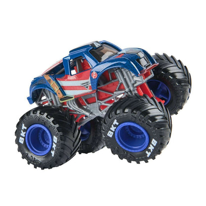 Toys N Tuck:Monster Jam 1:64 2 Pack Marvel Series 2 Captain America vs Winter Soldier,Monster Jam