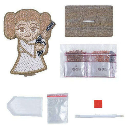 Toys N Tuck:Crystal Art Buddies Star Wars Series 1 - Princess Leia,Crystal Art