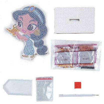 Toys N Tuck:Crystal Art Buddies Disney Series 1 - Jasmine,Crystal Art