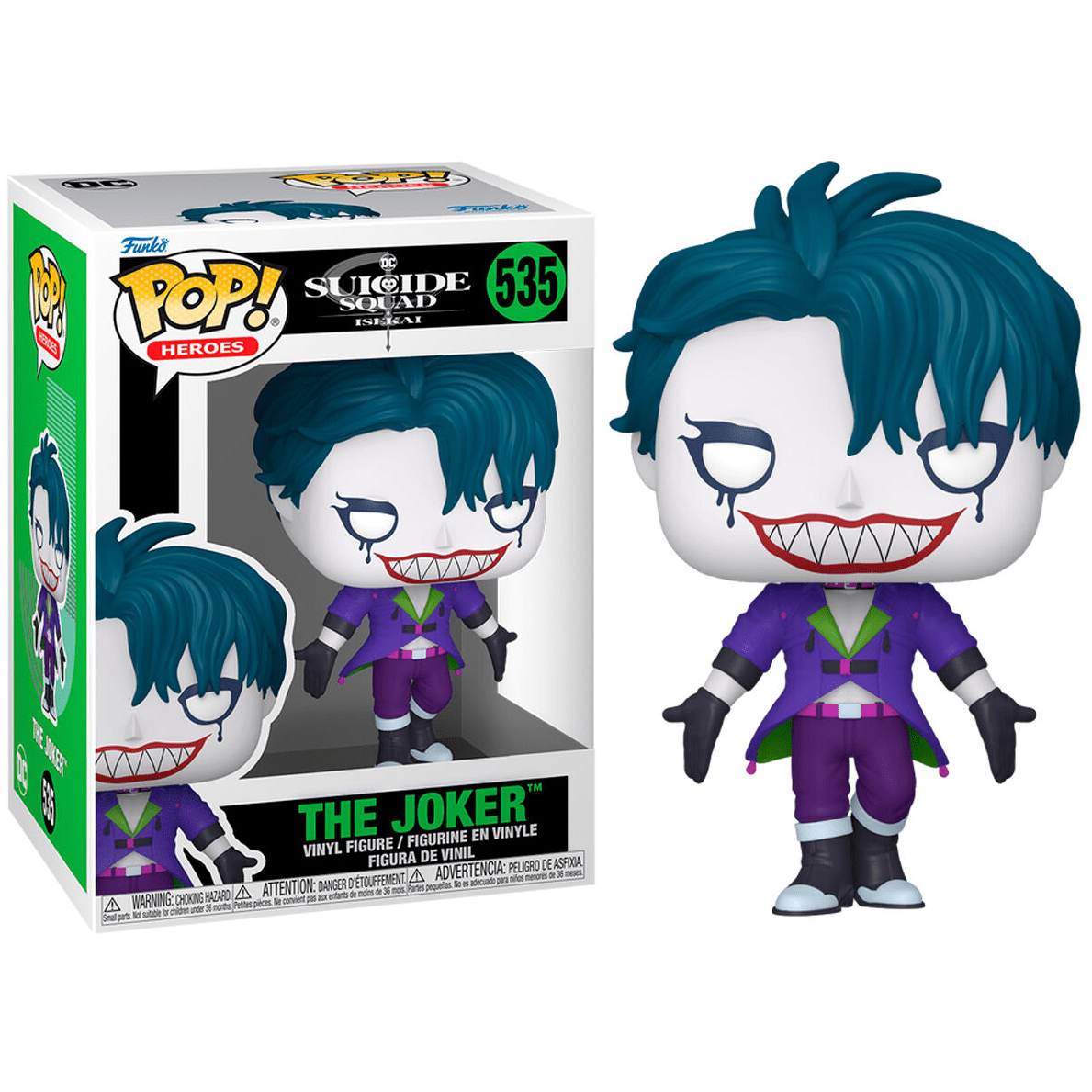 Toys N Tuck:Pop! Vinyl - DC Suicide Squad Isekai - The Joker 535,DC Comics